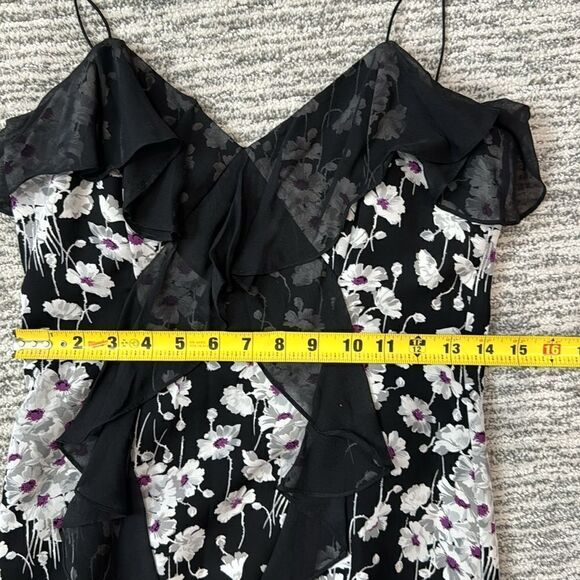 New Cinq à Sept Joelle Floral Silk Slip Dress Size 2 - Picture 10 of 16